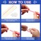 72 Pcs 4th of July Glow Sticks with connectors, Red White Blue Glow in the Dark Bracelets for Kids Adults, Patriotic LED Light Up Toys for Independence Day, Memorial Day, Party Favors